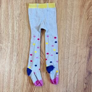 Mini Boden Polkadot Knit Tights